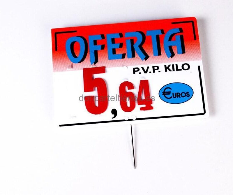 Cartel Oferta con Pincho