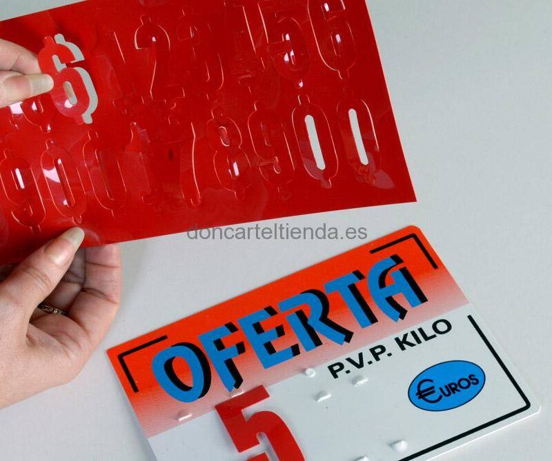 Cartel Precios Oferta